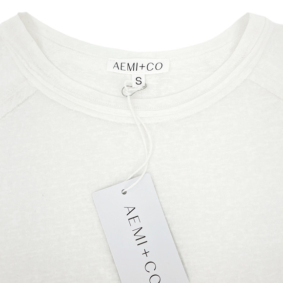 AEMI + CO Junie Tee White Size S - Picture 6 of 10
